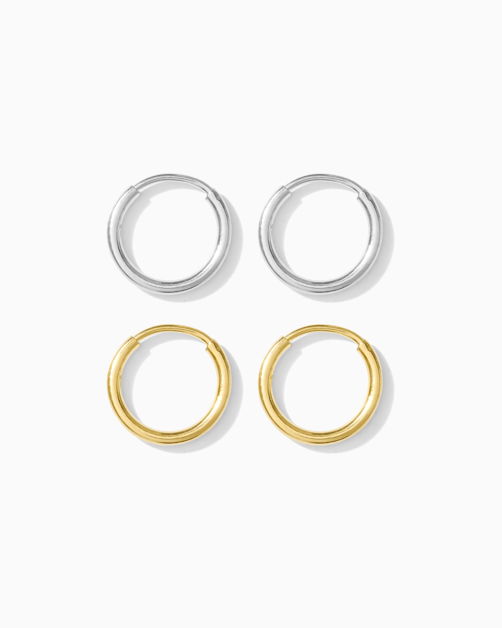 10mm Endless Hoop Earrings, E65