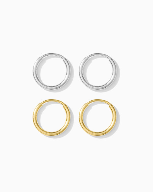 10mm Endless Hoop Earrings, E65