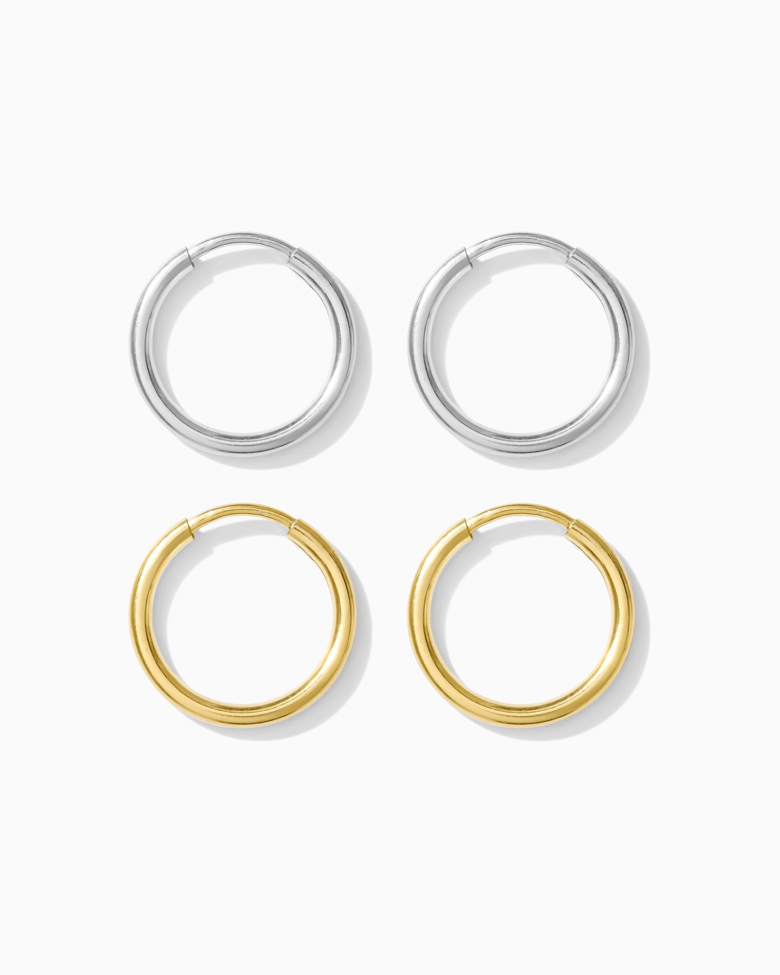 12mm Endless Hoop Earrings, E66