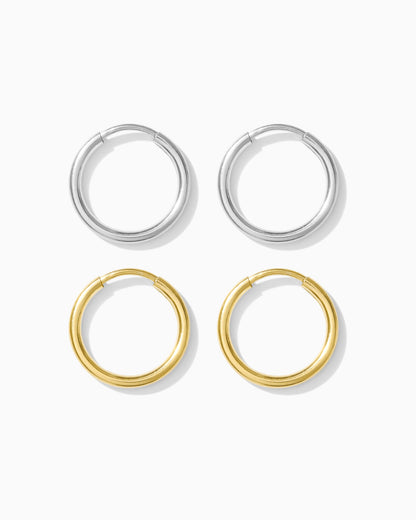 12mm Endless Hoop Earrings, E66