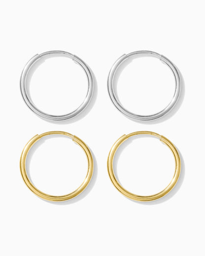 1.25x14mm Endless Hoop Earrings, E67