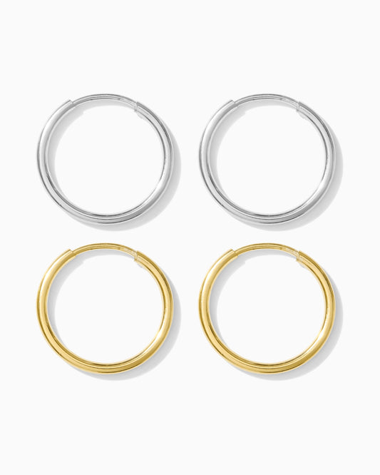 1.25x14mm Endless Hoop Earrings, E67