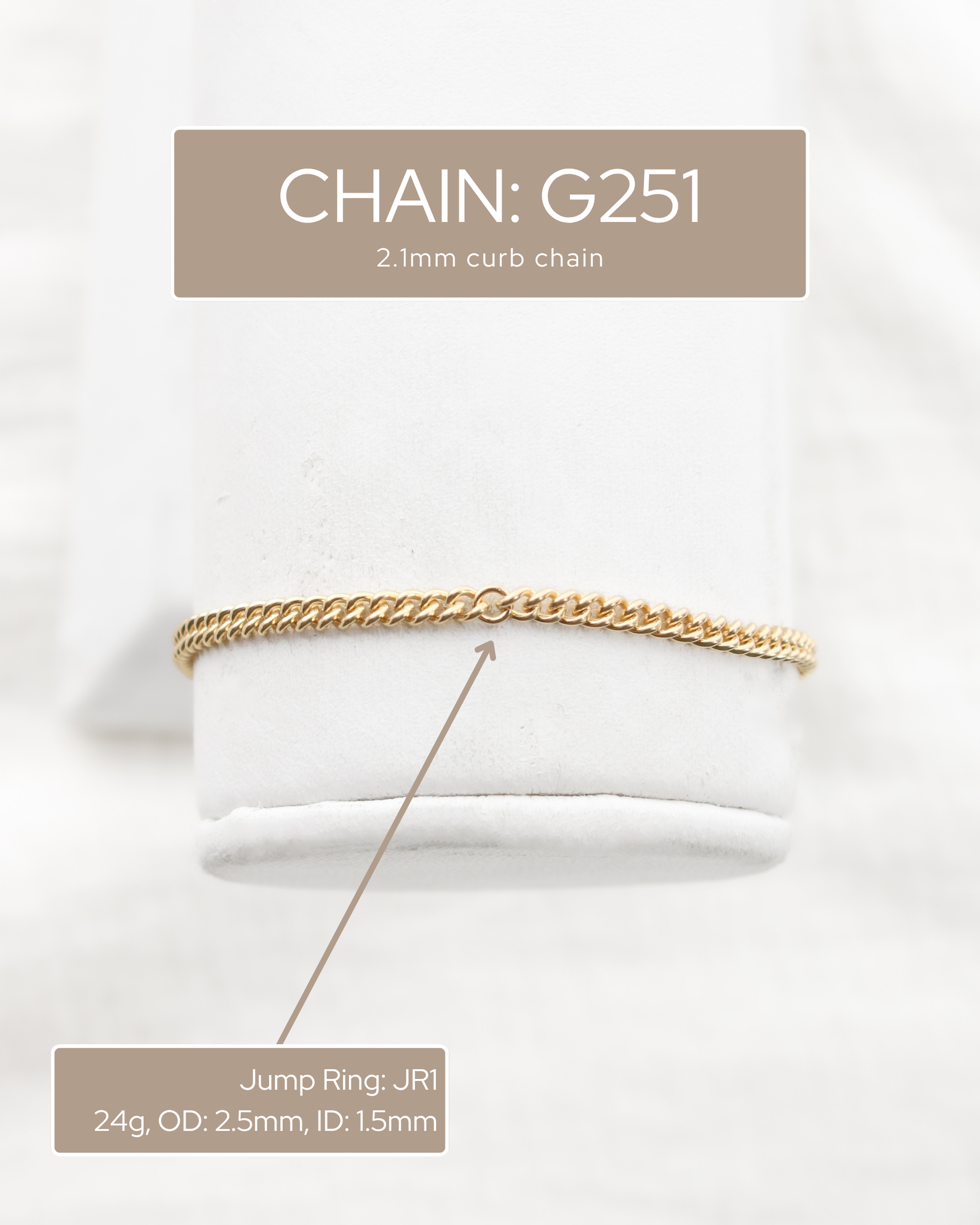 2.1mm curb chain, S251, G251