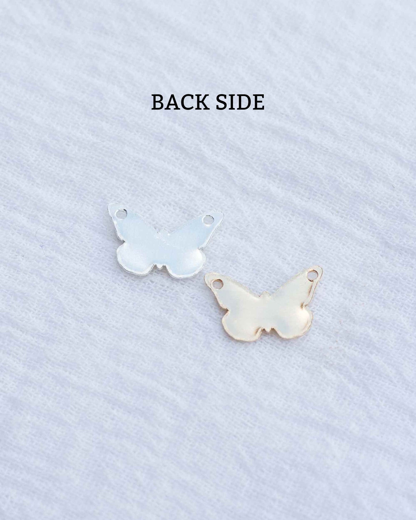 Butterfly Necklace Connector Blank, CH78