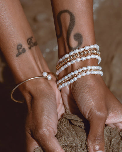 Freshwater Pearl Stretch Bracelet