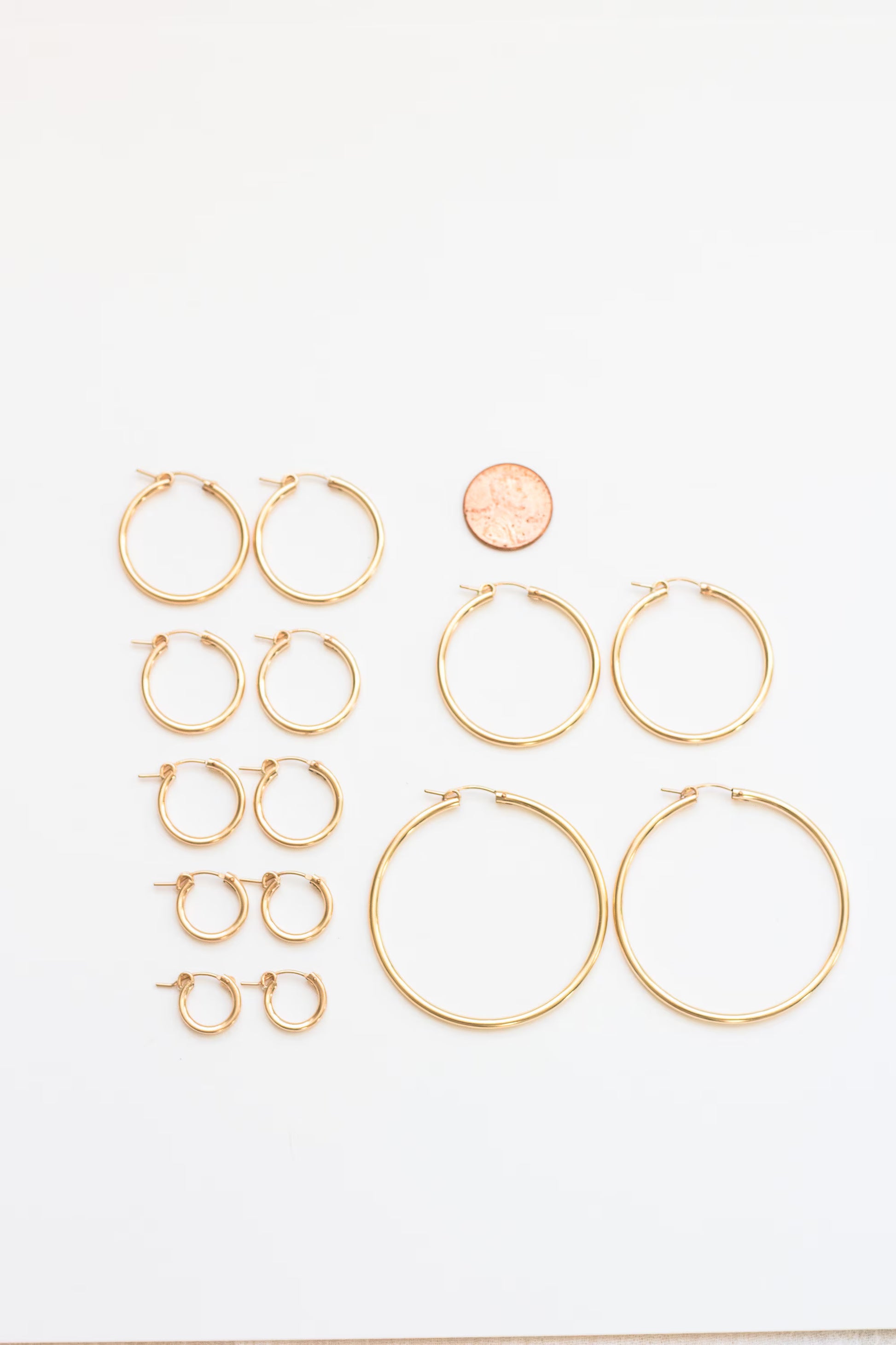 15mm Hoop Earrings, E35
