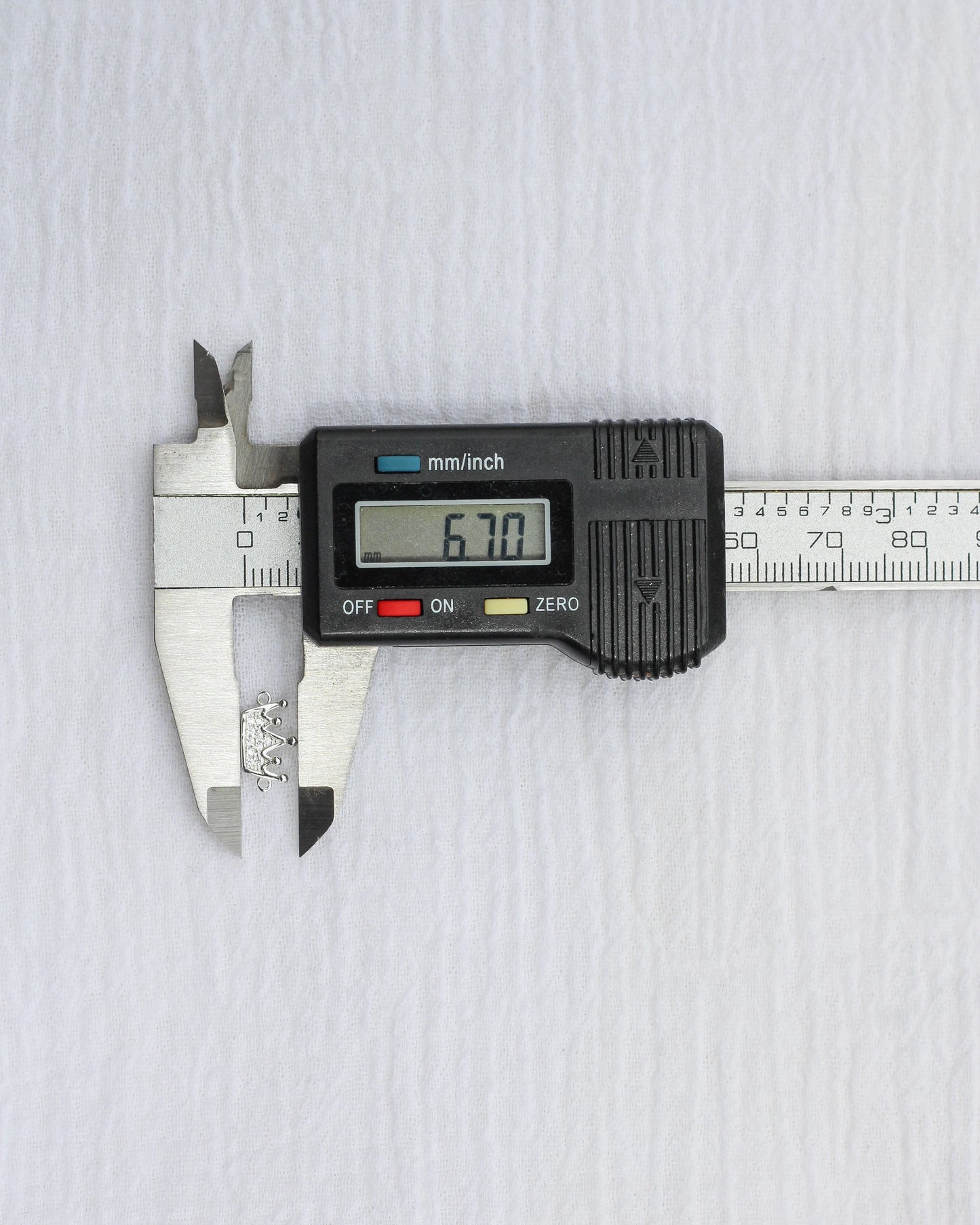 Pave Crown CZ Connector, CN169