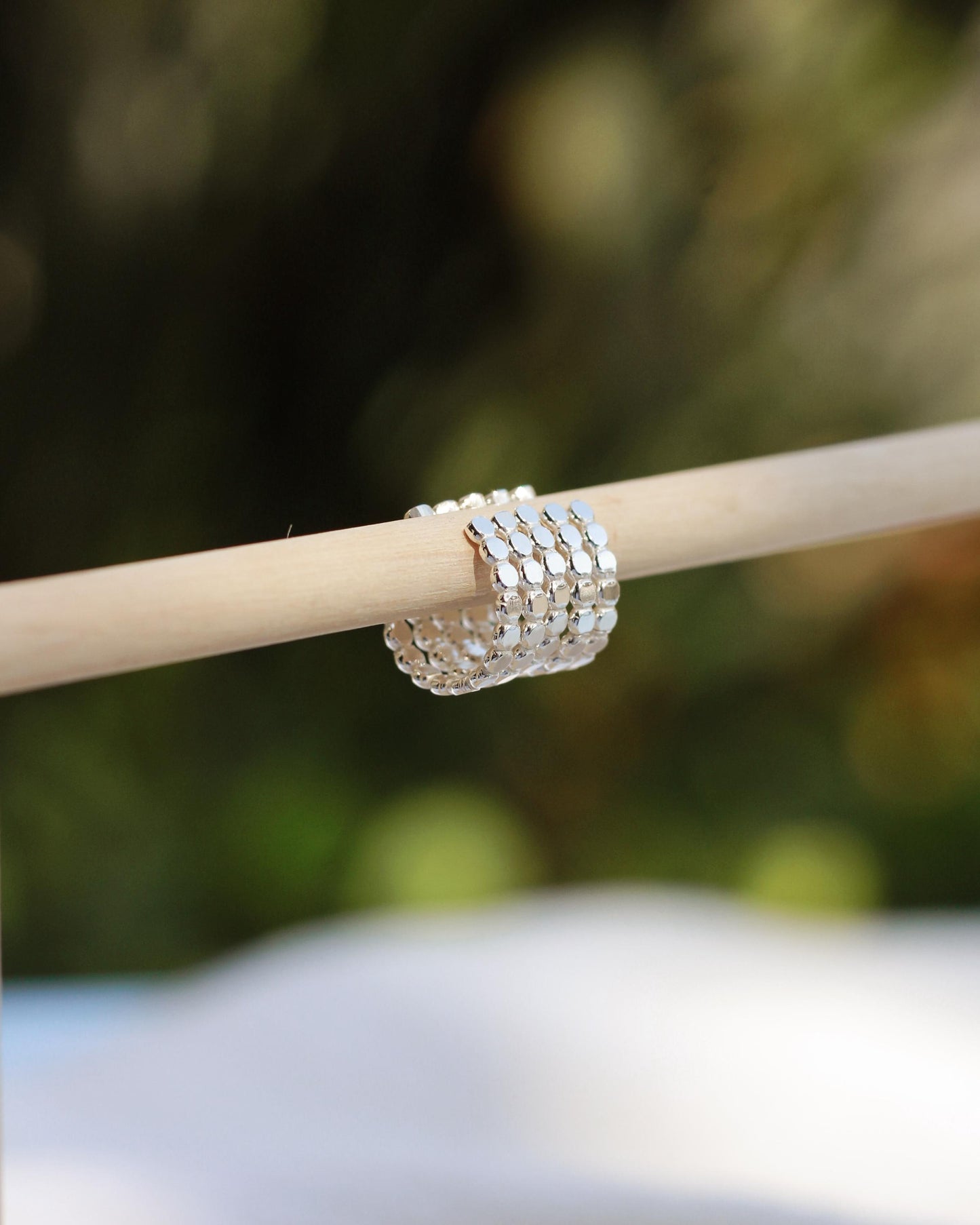 12mm Beaded Cuff Earring, E28