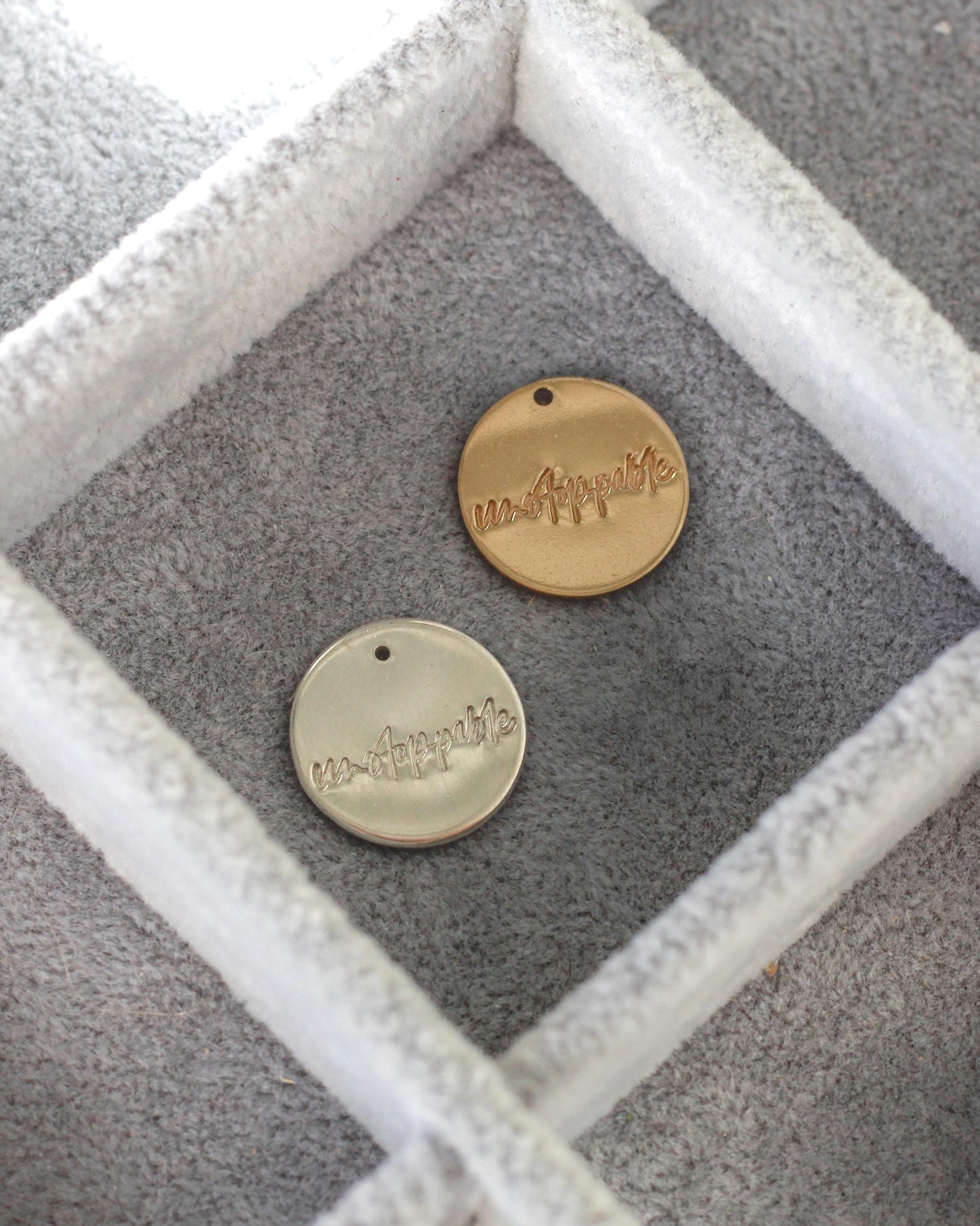 15.9mm Unstoppable Cursive Charm, CH190