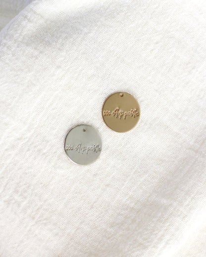 15.9mm Unstoppable Cursive Charm, CH190