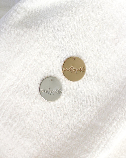 15.9mm Unstoppable Cursive Charm, CH190