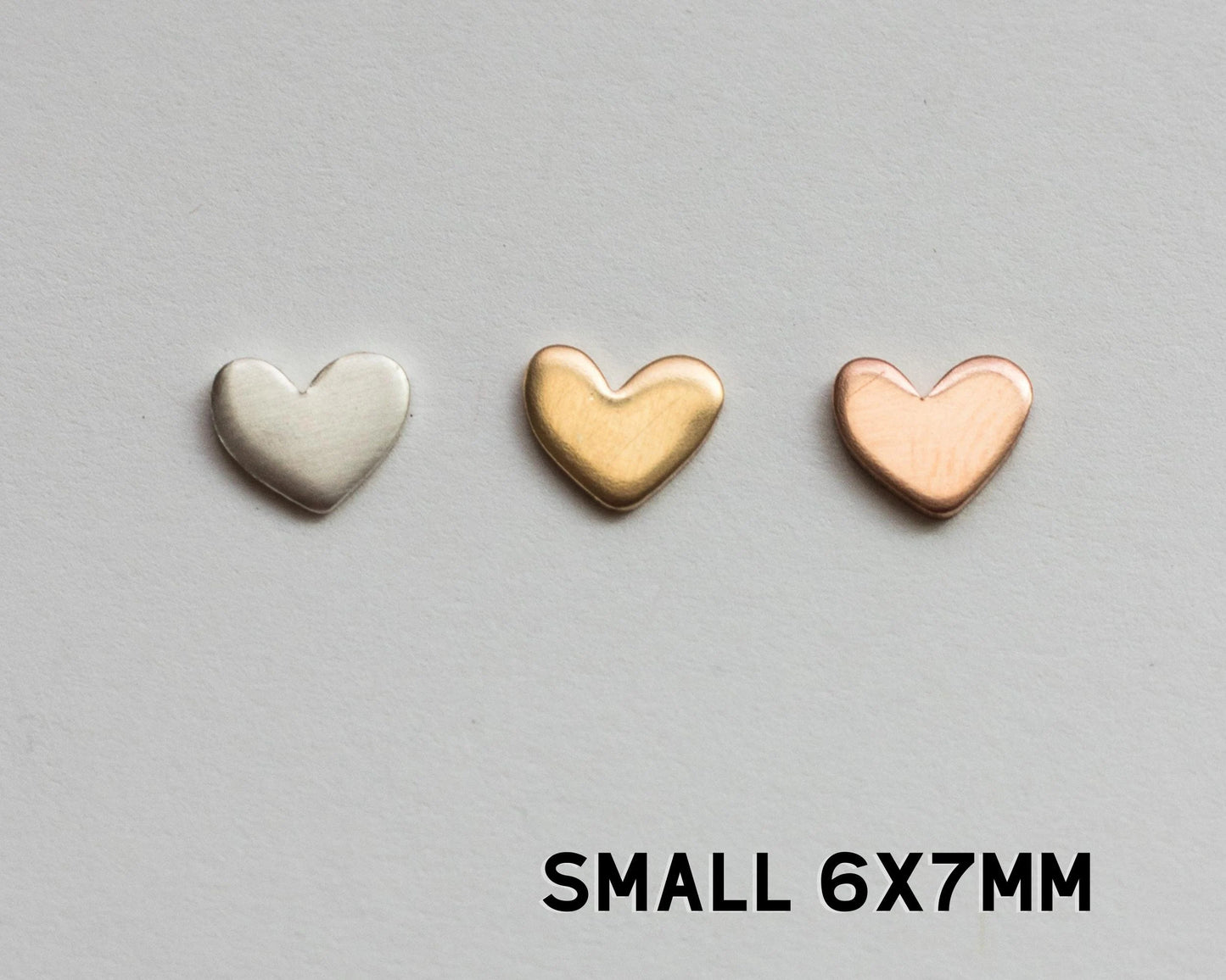 6x7mm Heart Blank, B22