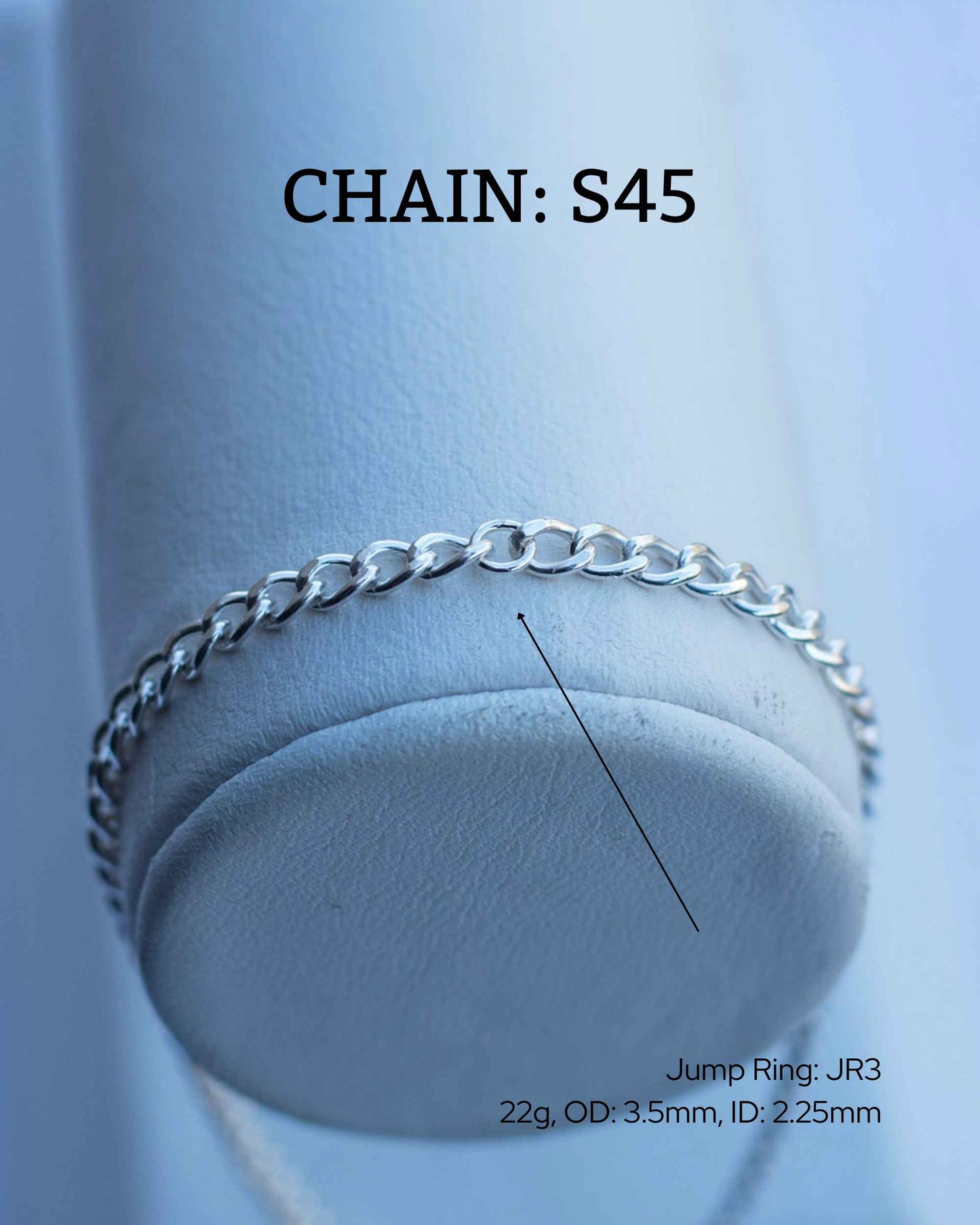 3.7mm Curb Chain, S45