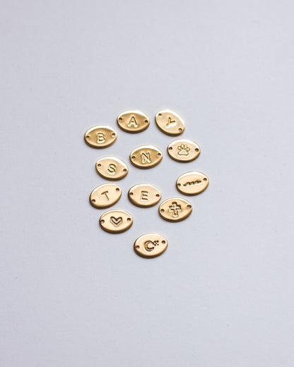 Paw Print Oval Connector, CN01