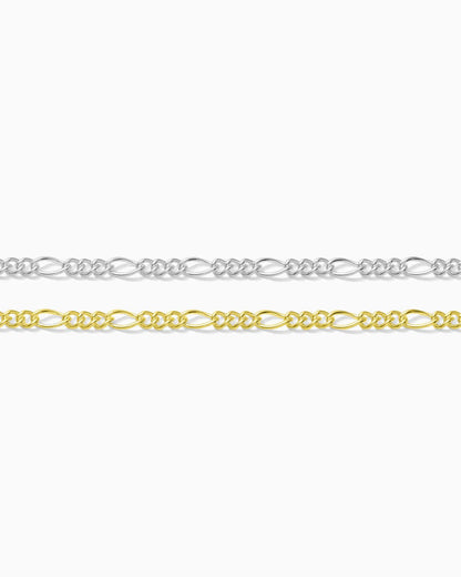 2.7mm Figaro Chain, G46, S46