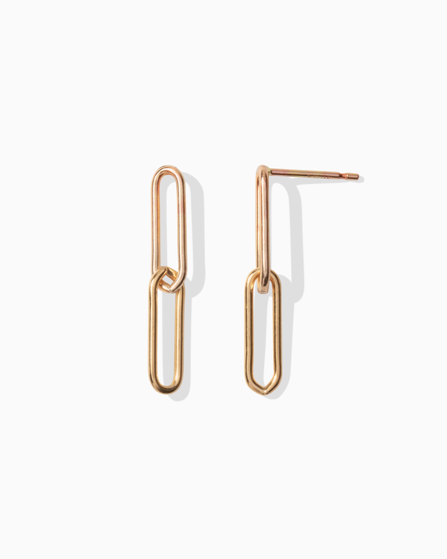 26mm Paperclip Chain Dangle Earrings, E6