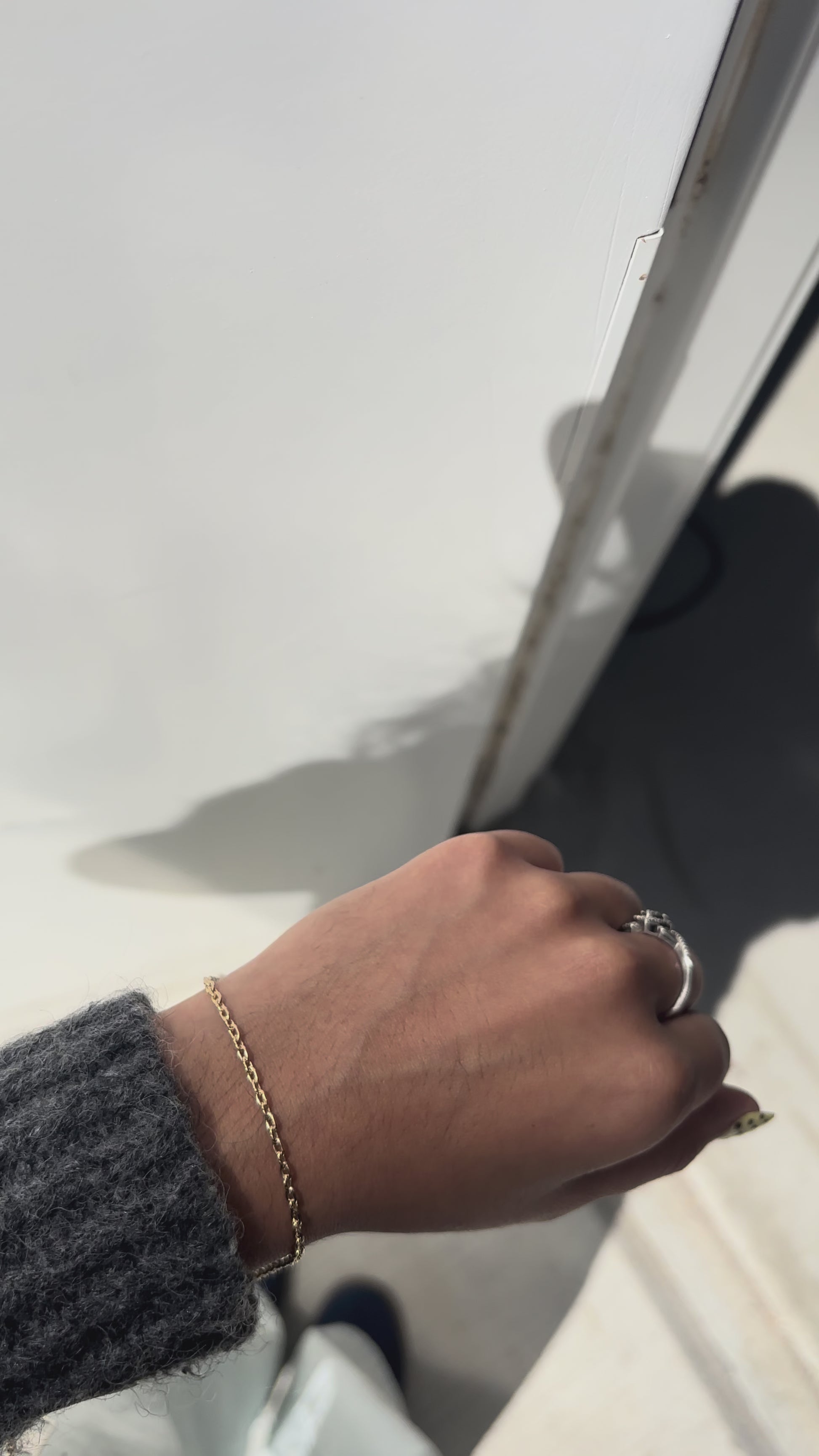 2.2mm alternate twisted paperclip chain, S248, G248