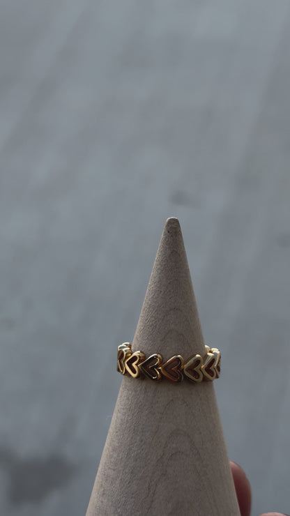 Heart Band Ring, R48