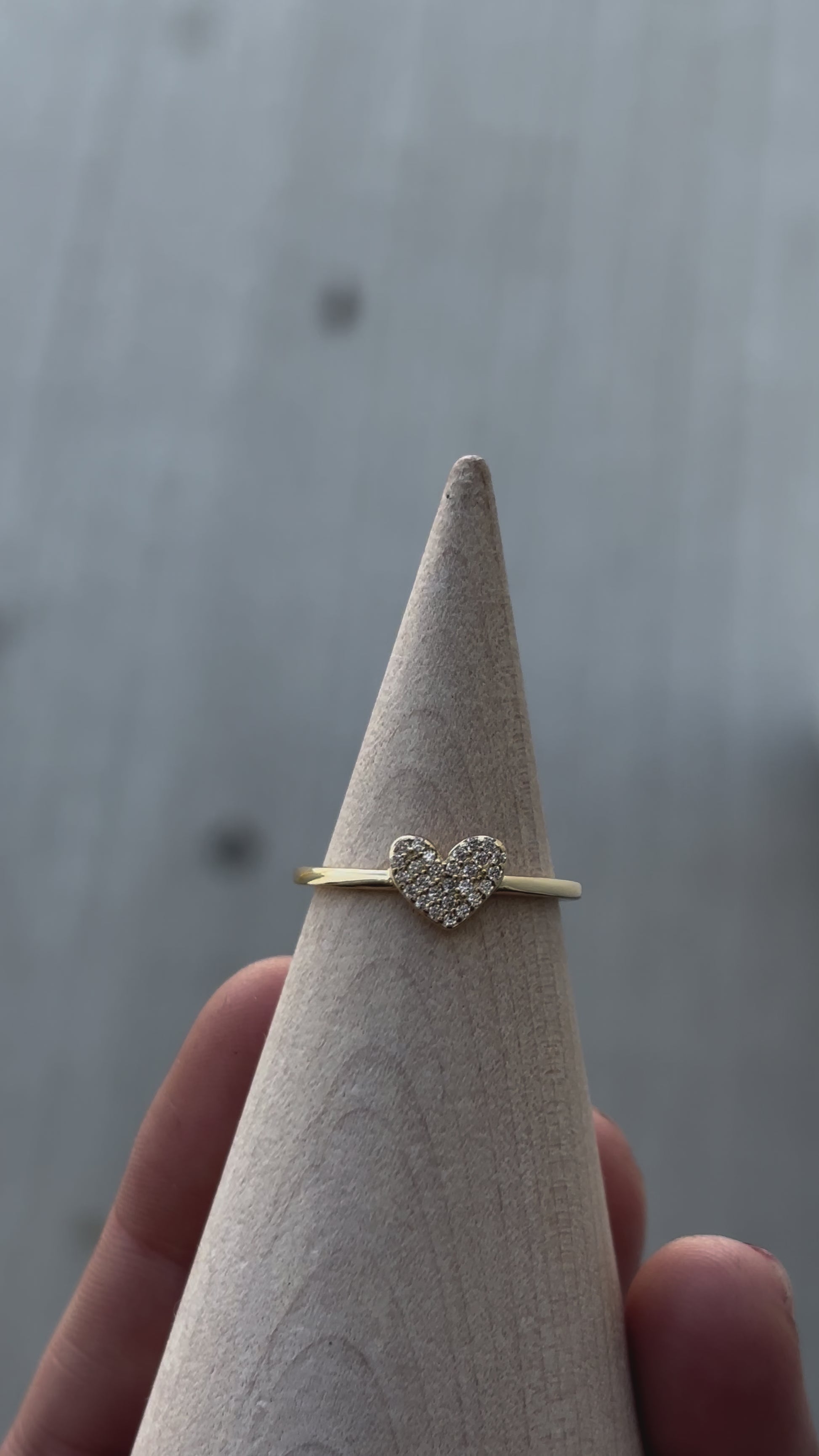 Pave Heart Ring, R46
