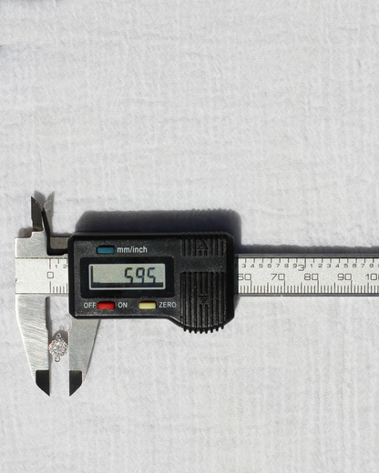 Pave CZ Tiny Disc Connector, CN170