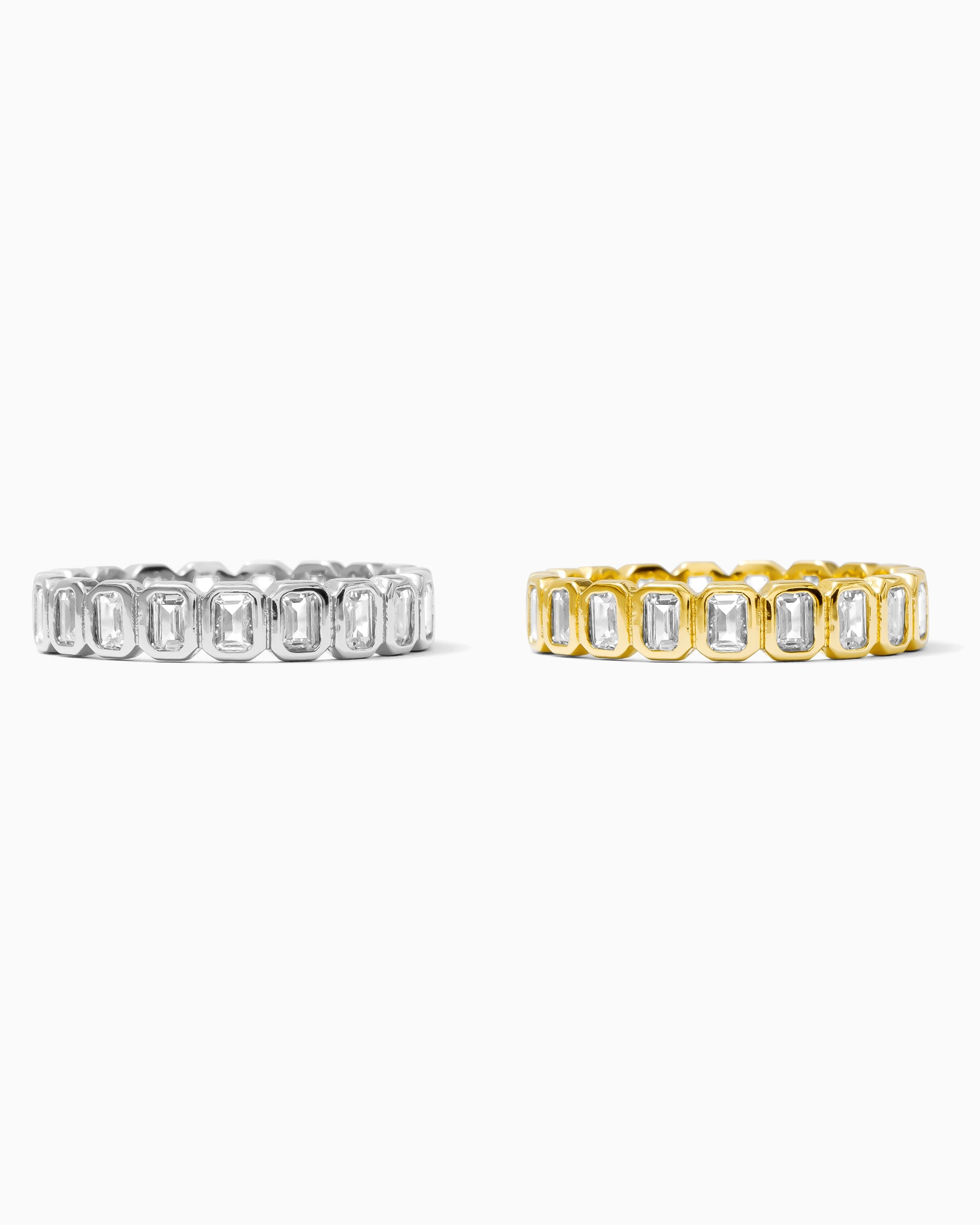 Emerald Cut Stacking Ring, R51