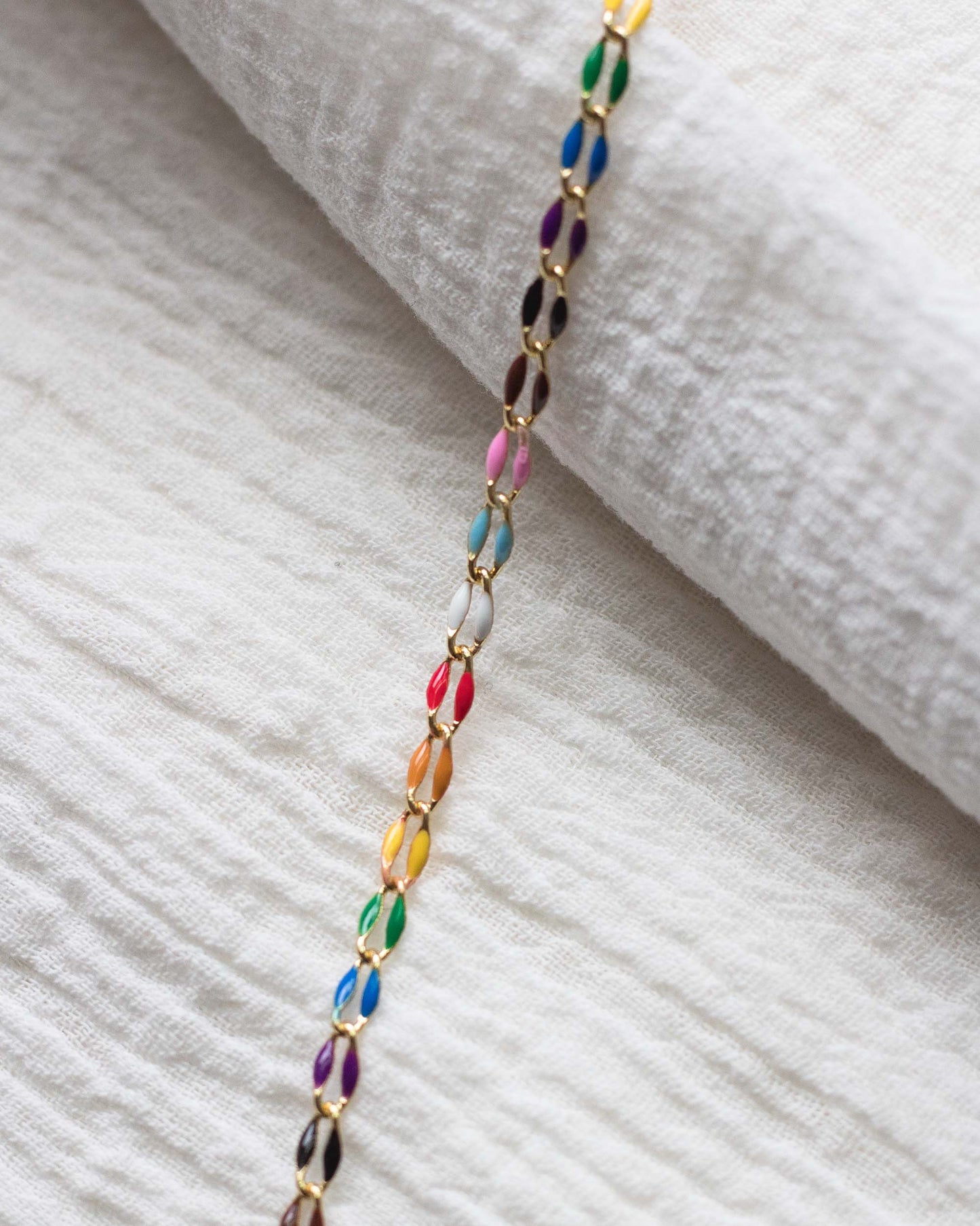Rainbow Enamel Chain, GP106