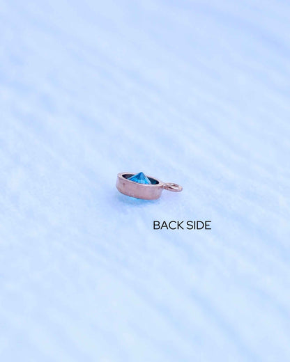 4mm Rose Gold Filled Birthstone Charm, CH11