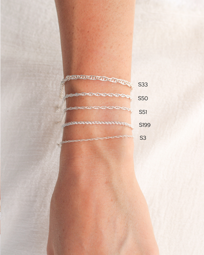 1.9mm Rope Chain, S199