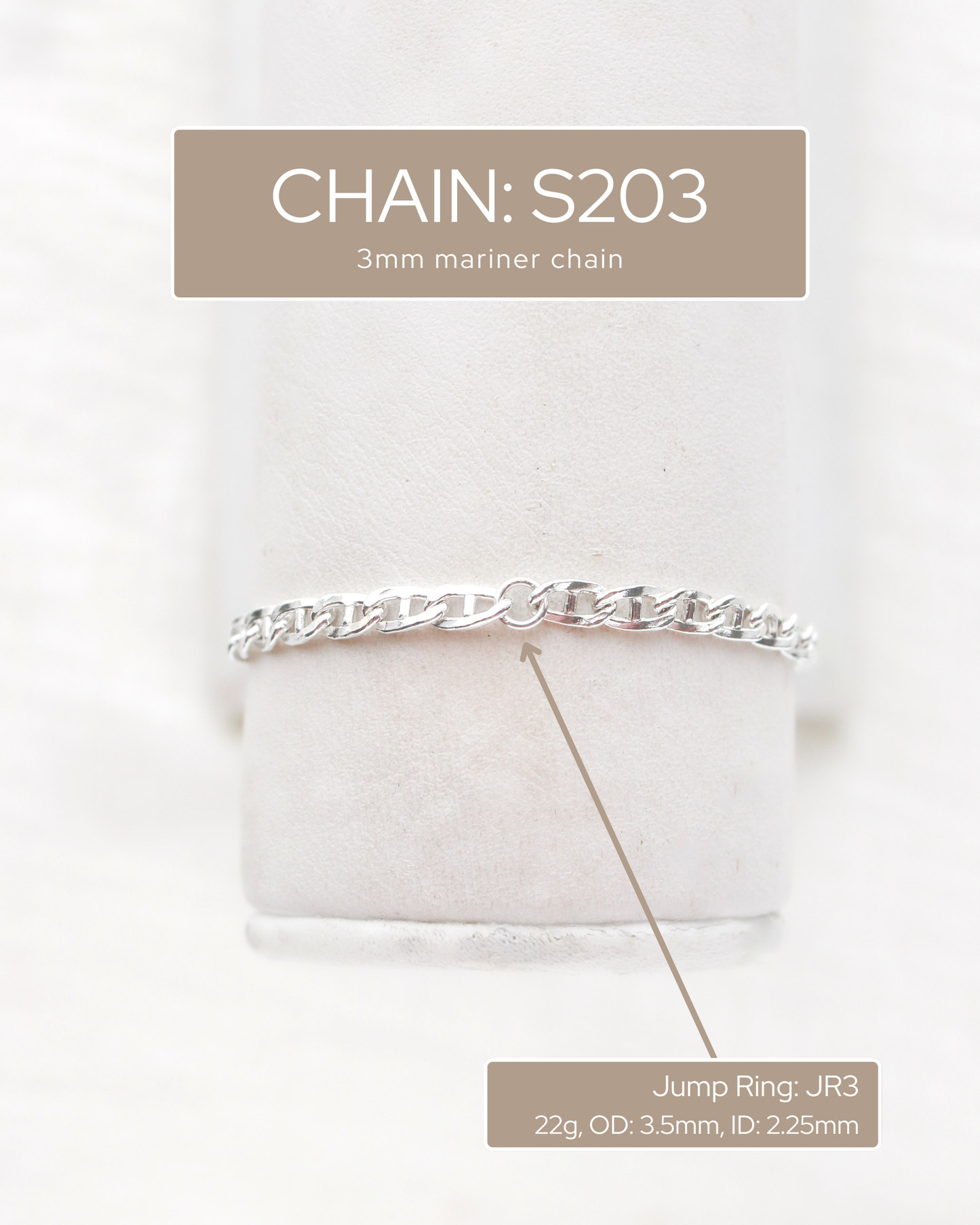 3mm Mariner Chain, S203, G203