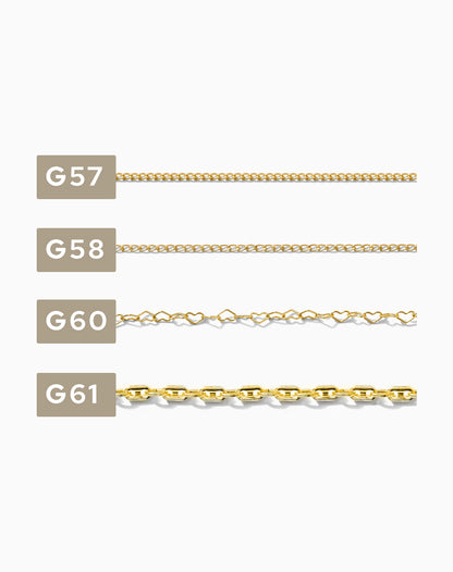 2 inch chain sample for G43-G77, CSP200-2