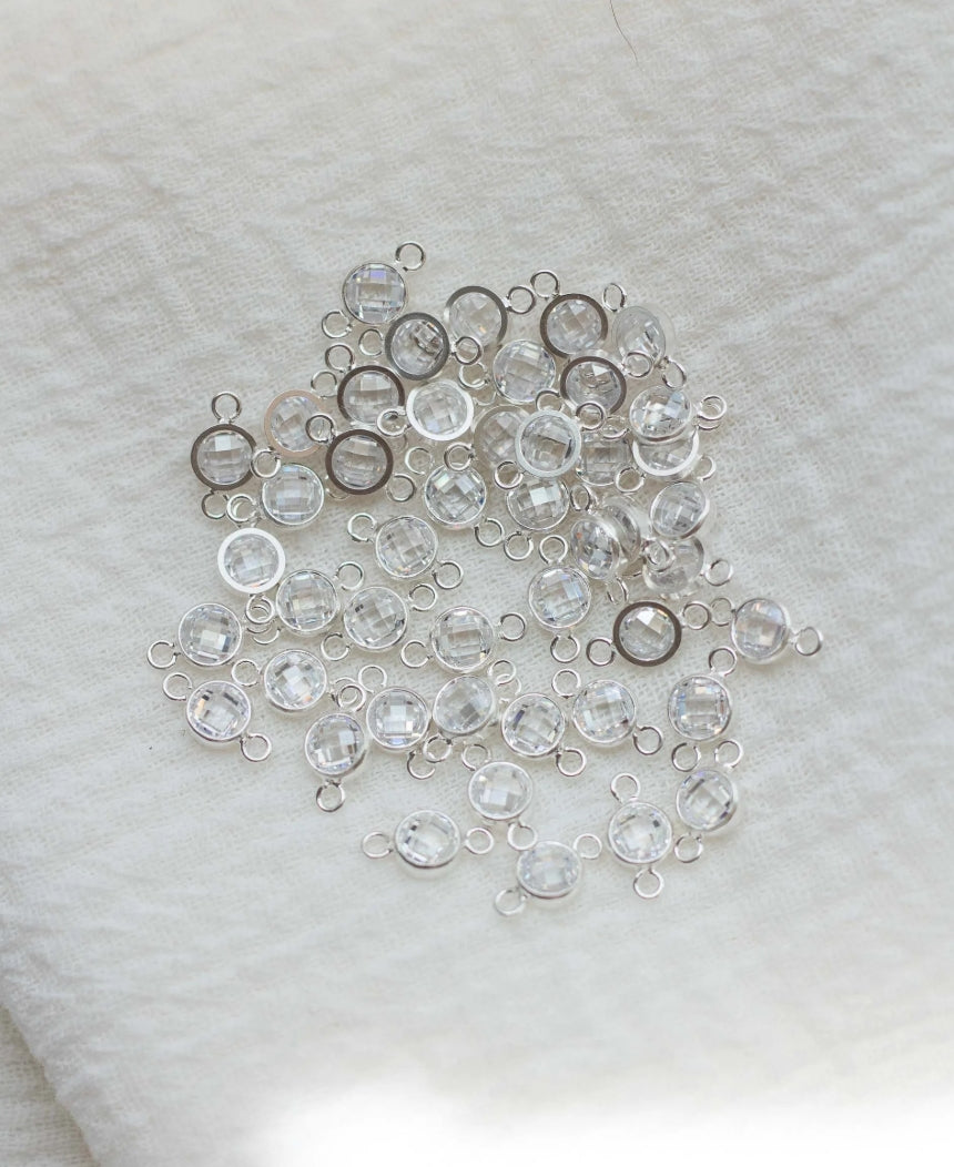 4mm Clear Double Sided Checkerboard Connector, CN27