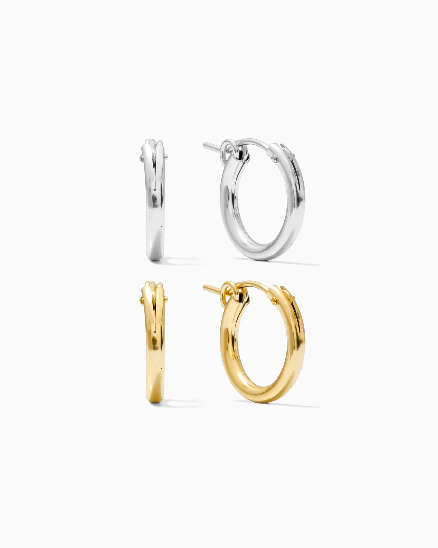 15mm Hoop Earrings, E35