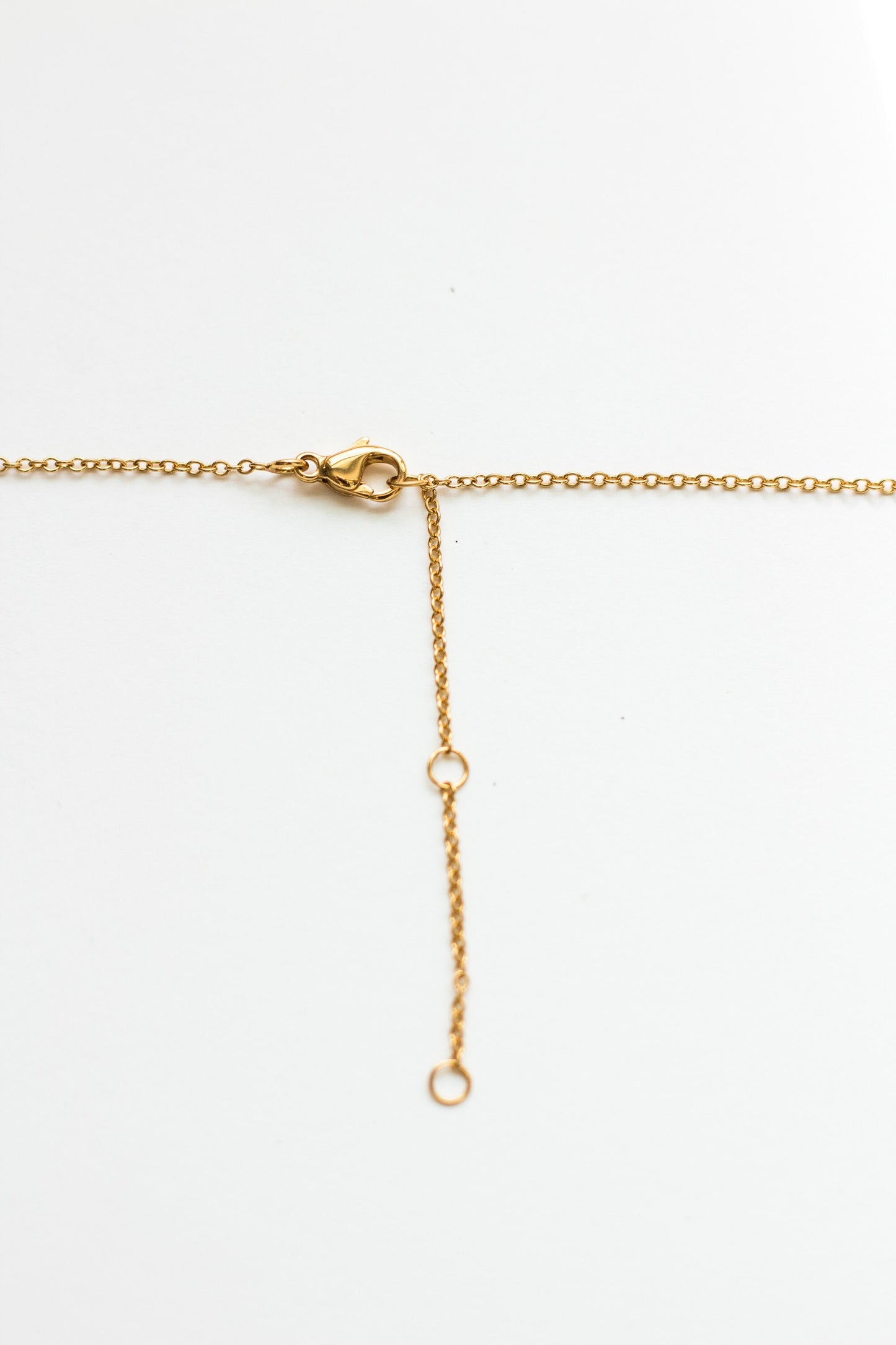 White CZ Bezel Necklace, N7