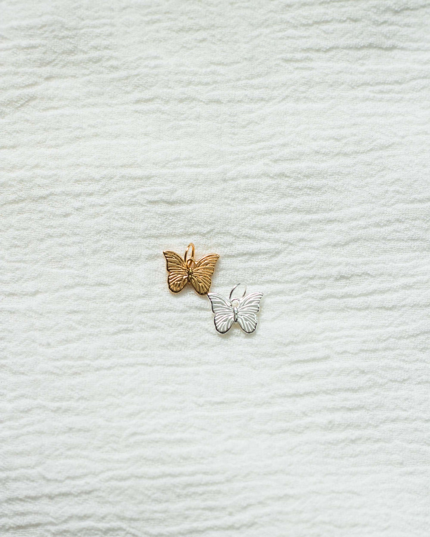 Textured Butterfly Pendant, CH37