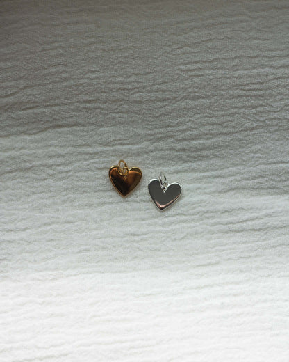 Plain heart pendant, CH36
