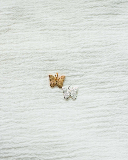 Textured Butterfly Pendant, CH37
