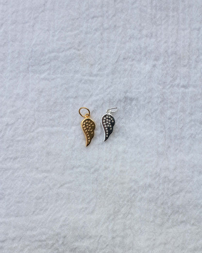 CZ Angel Wing Charm, CH61