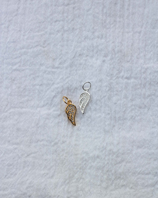 CZ Angel Wing Charm, CH61