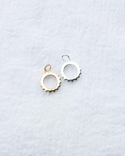 Pearl Open Circle Charm, CH68
