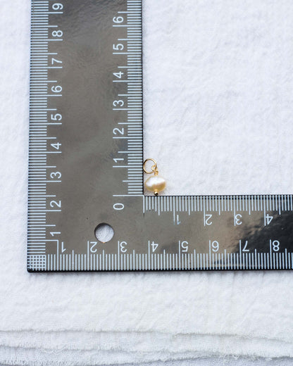 Freshwater Peach Pearl Charm, CH69