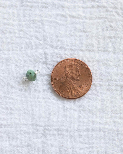Turquoise Bead Connector, CN95